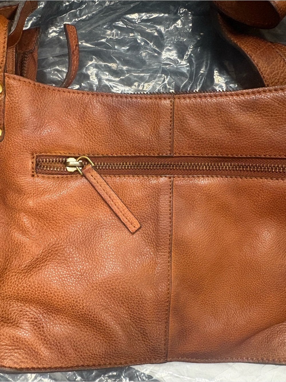 NWT! Northstyle Leather Crossbody Bag, Tan (COGNAQ) - Picture 5 of 8